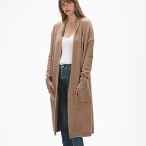 Gap Open Front Long Cardigan